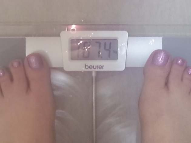 1.7kg UP since last week. Fuck my life.